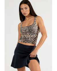 Busem - Pleated Mini Skorts - Lyst