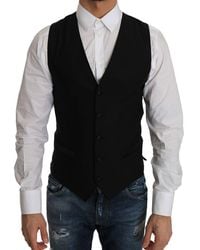 Dolce & Gabbana - Wol Vest Met Klassieke Pasvorm - Lyst