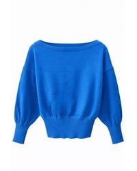 MixRay - Ribbed Boat Neck Sweater - Lyst