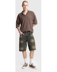 Giesto - Relaxed Cotton Textured Polo T-Shirt - Lyst