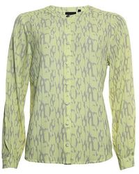 Poools - Blouse 313249 Lemon - Lyst