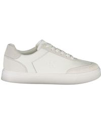 Calvin Klein - Weiße Leder Herren Sneaker - Lyst