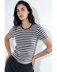 Busem - Striped Crew Neck T-Shirt - Lyst