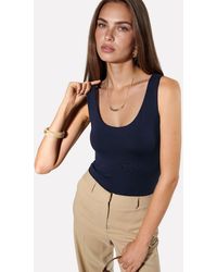Busem - U Collar Knitted Cami Top - Lyst