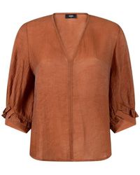 Jansen Amsterdam - Blouse Lange Mouw Pelin Ss26.4 - Lyst