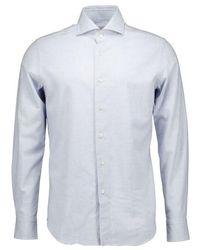 Xacus - Washed Shirt Lange Mouw Overhemden 721Ml/31148 - Lyst