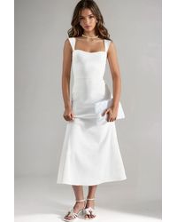 Hiccup - A-Line Midi Dress With Heart Collar - Lyst