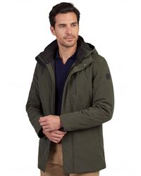 Re.set - Parka Jas Donkergroen Polyester - Lyst