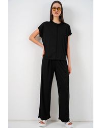Bigdart - Relaxed Fit Crew Neck Blouse - Lyst