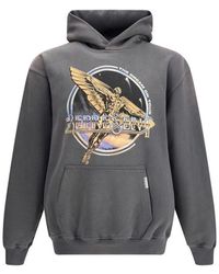 Represent - Grijze Katoenen Sweatshirt - Lyst