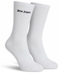Palm Angels - Lange Katoenen Sokken Pwra007F23Fab0020110 - Lyst