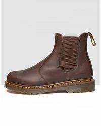 Dr. Martens - Shop Voor 2976 Ys Crazy Horse Bruine Laarzen - Lyst