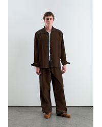 Giesto - Textured Button-Up Long Sleeve Shirt - Lyst