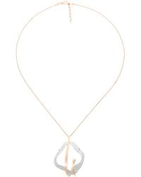 Orphelia - 'Lamara' 925 Sterling Zilveren Ketting Met Hanger - Lyst