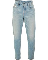 DIESEL - 1998 Gewassen Denim 5 Zak Straight Leg Jeans (Blauwe Denim) - Lyst