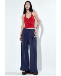 Busem - Pleated Wide Leg Pants With Pockets - Lyst