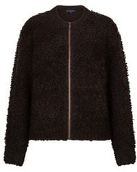 Red Button - Rb Bomber Knit Boucle Espresso - Lyst