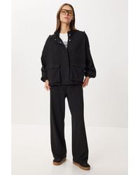 Happiness İstanbul - Pocket Detail Jacket & Wide Leg Pants Two-Piece Set - Lyst