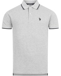 U.S. POLO ASSN. - U. Polo Assn. Poloshirt Van Katoen Met Contrastdetails - Lyst