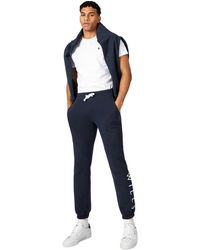 Jack Wills - Slanke Joggingbroek Met Logo Voor (Marine) - Lyst