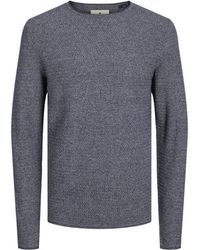 Jack & Jones - Jprblumiguel Knit Crew Neck Noos Melee - Lyst