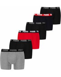 PUMA - Basic Boxer 6P Ecom Boxershorts - Lyst