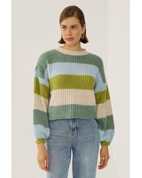 Hiccup - Relaxed Fit Striped Sweater - Lyst
