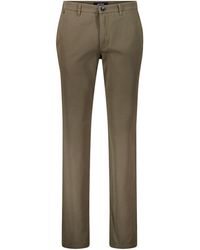 Gardeur - Broeken Bobby Khaki Flatfront Lyocell - Lyst