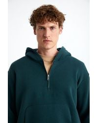 Grimelange - Hooded Half Zip Sweatshirt - Lyst