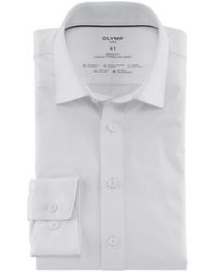 Olymp - Luxor 24/7 Modern Fit Overhemd Met Lange Mouwen - Lyst