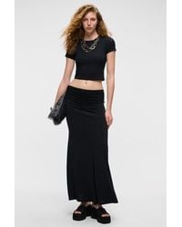 Grimelange - Shirred Mid Waist Maxi Skirt - Lyst
