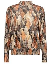 Geisha - Top Smock Aop Jersey 62535-60 999 - Lyst