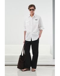 Giesto - Casual Long Sleeve Cotton Shirt With Pocket - Lyst