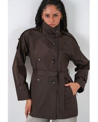 Bigdart - Regular Fit Trench Coat With Jacket Collar - Lyst