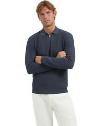 Dstrezzed - Ds Kostas Zip Polo - Lyst