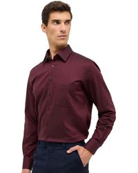 Eterna - Business Overhemd Modern Fit Bordeaux - Lyst