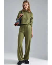 Hiccup - Modal Touch Half Turtleneck Blouse & Elastic Waist Pants - Lyst