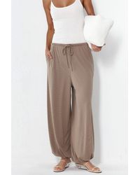 Busem - Lange Elastische Taille Joggingbroek - Lyst