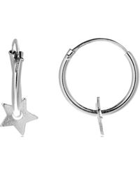 Luxenter - Essential 925 Sterling Rhodinierte Ohrringe - Lyst