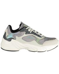 Fila - Grigio Polyurethan Damen Sneaker - Lyst