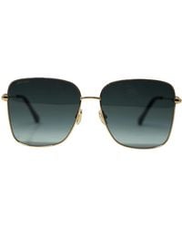 Jimmy Choo - Hester/s 02m0 9o Gold Sunglasses - Lyst