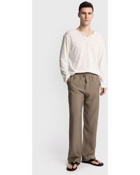 Giesto - Relaxed Fit Tencel Pants - Lyst