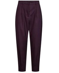Cph Muse - Cmtailor Pants Plum Perfect - Lyst