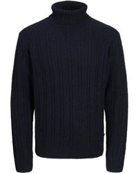 Jack & Jones - Jprblatrent Knit Cable Roll Neck Bf - Lyst