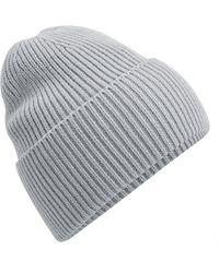 BEECHFIELD® - Mütze Mit Bündchen (Hellgrau) - Lyst