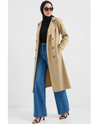 Bigdart - Double Breasted Long Trench Coat - Lyst