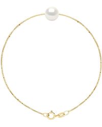 Ateliers Saint Germain - Bracelet Real Cultured Freshwater Pearl Round 8-9 Mm - Lyst