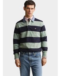 GANT - Polo Lange Mouwen Klassieke Heavy Rugger 2004083/308 - Lyst
