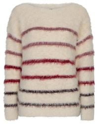 Red Button - Rb Sweet Fuzzy Stripe Burgundy - Lyst