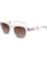 Timberland - Transparent Stainless Steel Sunglasses - Lyst